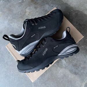 Asolo Shiver GV GTX Gore-Tex Black Leather/Suede Hiking Shoes Size 7.5 Womens